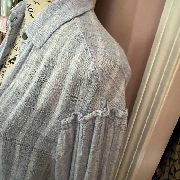 Free people button up blouse - Picture 6 of 11
